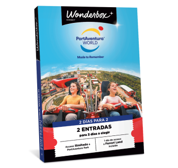 Cofre regalo PortAventura 2 dias 2 parques