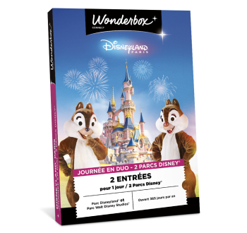 Coffret cadeau Disneyland Paris 1 Jour 2 Parcs MAGIC