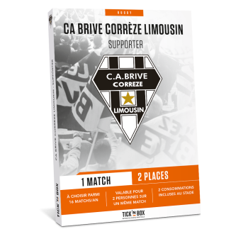 Coffret cadeau CA Brive Supporter