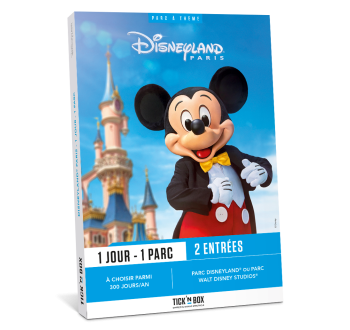 Coffret cadeau Disneyland Paris 1 Jour 1 Parc MAGIC