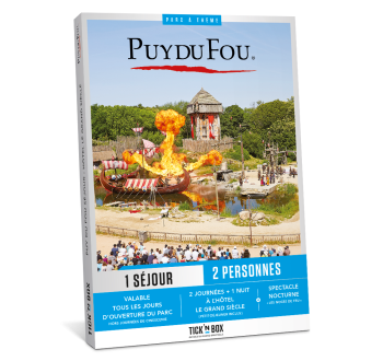 Coffret cadeau Puy du Fou Séjour Grand Siècle