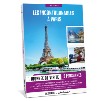 Coffret cadeau 1 jour à Paris