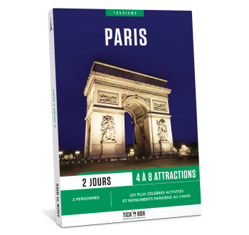 Coffret cadeau 2 jours à Paris