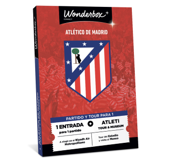 Cofre Regalo Atlético de Madrid - 1 Partido Solo | Wonderbox Connect