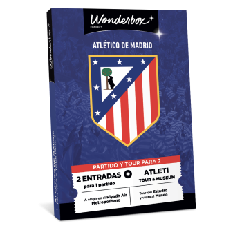 Cofre Regalo Atlético de Madrid - Partido en Duo | Wonderbox Connect