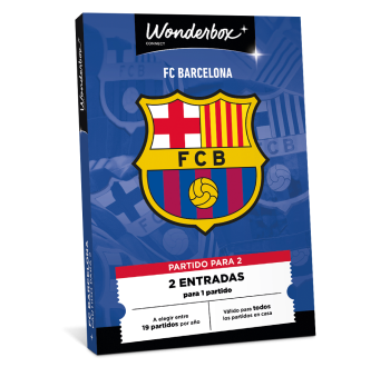 Cofre Regalo FC Barcelona - 2 entradas para un partido 