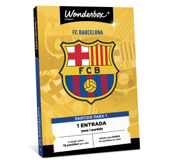 Cofre Regalo FC Barcelona - 1 Partido Solo | Wonderbox Connect