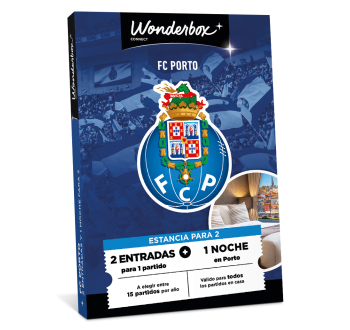 Cofre Regalo FC Porto - Partido y Estancia en Duo | Wonderbox Connect