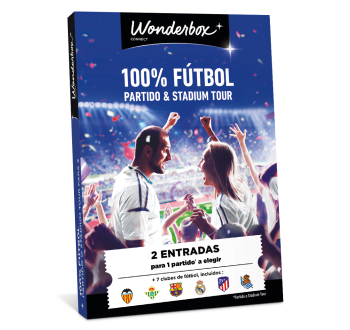 Cofre Regalo 100% Fútbol - 1 Partido en Duo | Wonderbox Connect