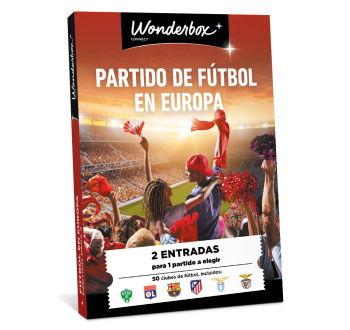 Cofre Regalo Fútbol Europeo - 1 Partido en Duo | Wonderbox Connect