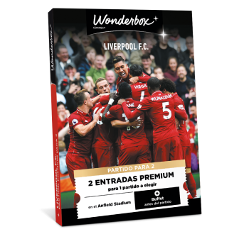 Cofre Regalo Liverpool FC  - 1 Partido Premium en Duo | Wonderbox Connect