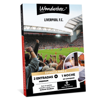 Cofre Regalo Liverpool FC - 1 Partido Premium y Estancia en Duo | Wonderbox Connect