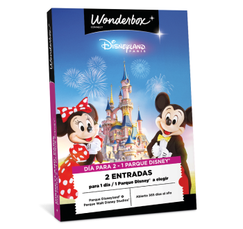 Cofre Regalo Disneyland París - 1 Día en 1 Parque en Duo | Wonderbox Connect