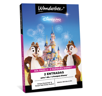 Cofre Regalo Disneyland París - 1 Día en 2 Parques en Duo | Wonderbox Connect