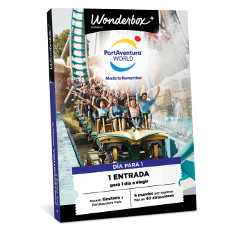 Cofre Regalo PortAventura - 1 Día para 1 Adulto | Wonderbox Connect