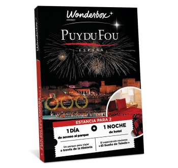 Cofre Regalo Puy du Fou España - Estancia en Duo | Wonderbox Connect