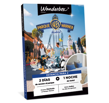 Cofre Regalo Parque Warner - 2 Días con un noche | Wonderbox Connect