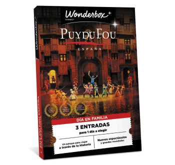 Cofre Regalo Puy du Fou España - Un Día en Familia | Wonderbox Connect