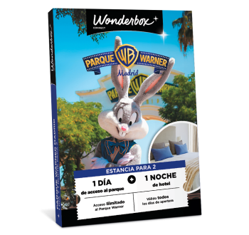 Cofre Regalo Parque Warner - 1 Día con Estancia  | Wonderbox Connect