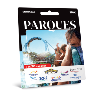 Tarjeta Regalo - 100% Parques  | Wonderbox Connect