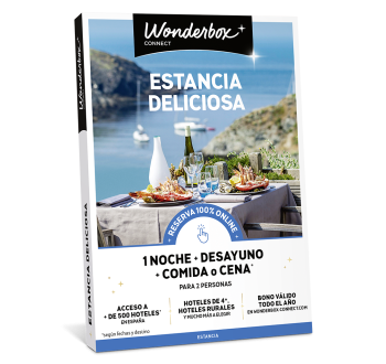 Cofre Regalo Estancia Deliciosa  - 1 Noche Para 2 | Wonderbox Connect