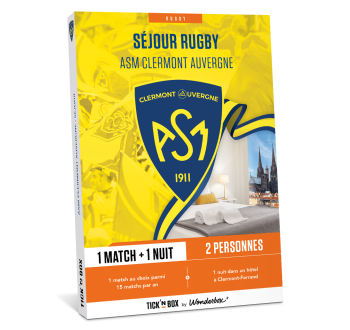 Coffret Cadeau ASM Clermont - Match et Séjour en Duo