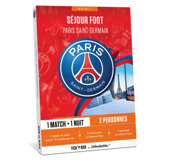 Coffret Cadeau Paris Saint Germain - Match et Séjour en Duo