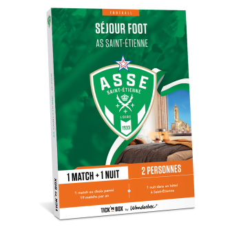 Coffret Cadeau AS Saint Etienne - Match et Séjour en Duo