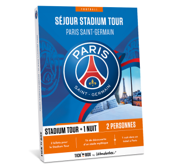 Coffret Cadeau PSG - Stadium Tour et Séjour en Duo