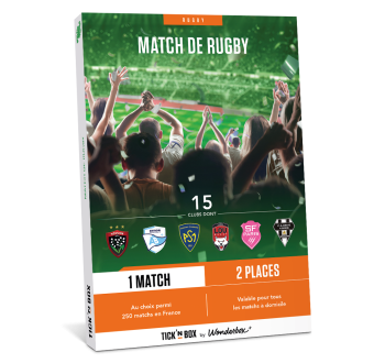 Coffret Cadeau 100% Rugby - Match en Duo