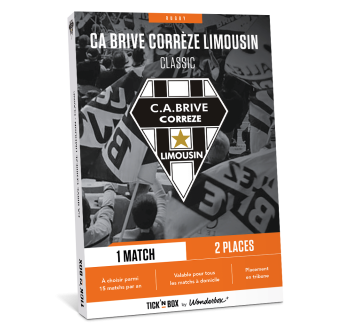 Coffret Cadeau CA Brive  - Match en Duo