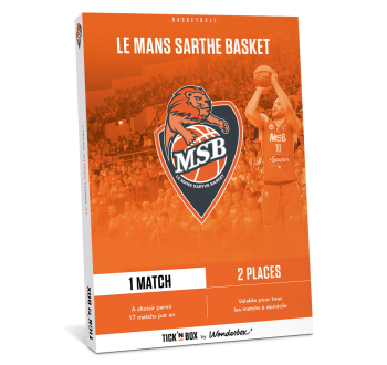 Coffret Cadeau Le Mans Sarthe Basket - Match en Duo