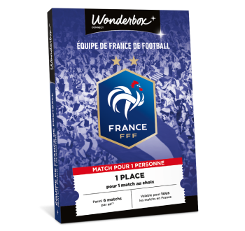 Coffret Cadeau Équipe de France de Football - Match Solo | Wonderbox Connect