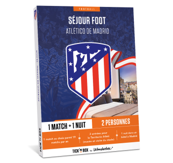 Coffret Cadeau Atletico de Madrid - Match et Séjour en Duo