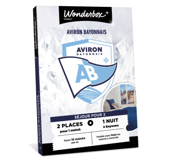 Coffret Cadeau Aviron Bayonnais - Match et Séjour en Duo