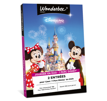 Coffret cadeau Disneyland® Paris - Journée en duo pour 1 parc