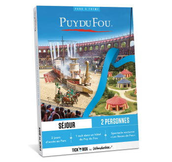  Coffret cadeau Puy du Fou - Séjour classique en duo