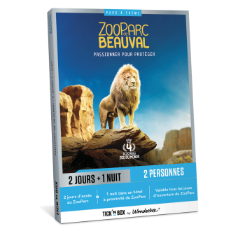 Coffret cadeau ZooParc de Beauval - Séjour en Duo