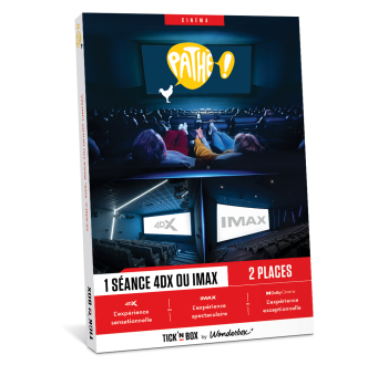 Coffret Cadeau Cinéma Pathé - 2 Places VIP pour 1 séance