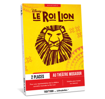  Coffret cadeau Le Roi Lion - 2 Places pour 1 Représentation