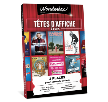 Coffret Cadeau Têtes d'affiche à Paris - Spectacle en Duo