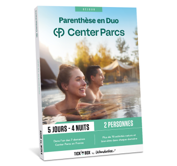 Coffret cadeau Center Parcs - Parenthèse en Duo