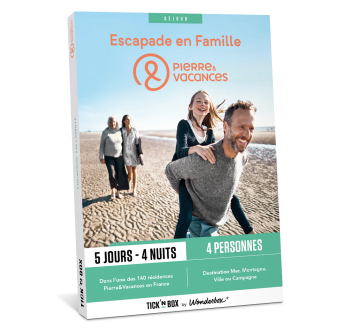 Coffret Cadeau Pierre & Vacances - Escapade en Famille