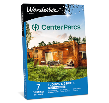 Coffret Cadeau Center Parcs - Parenthèse en Famille | Wonderbox Connect