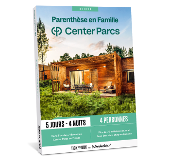 Coffret Cadeau Center Parcs - Parenthèse en Famille