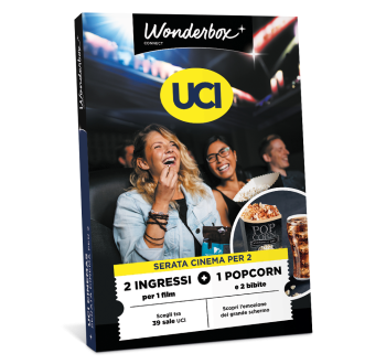 Cofanetto Regalo UCI Cinemas e Food & Beverage - Cinema con Gusto | Wonderbox Connect